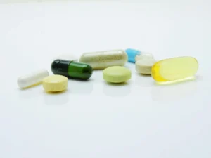 various supplements resting on a table